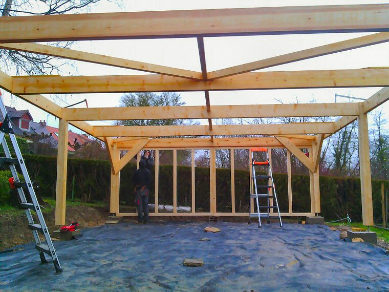 Appentis et abris bois