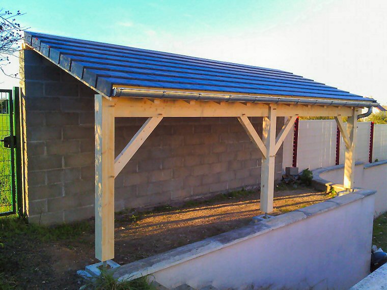 Appentis et abris bois