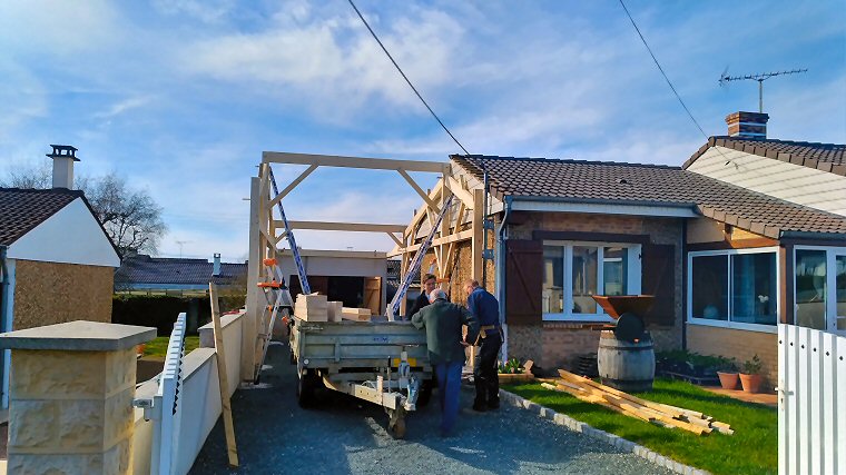 Appentis et abris bois