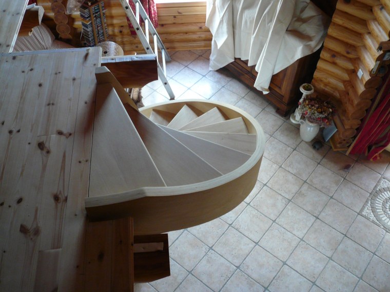 Escaliers en bois