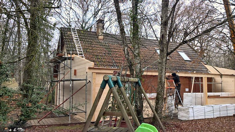 Extension de maison en bois