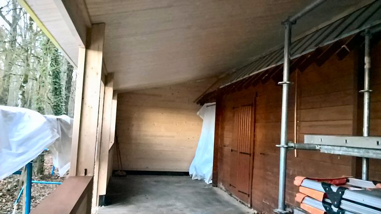 Extension de maison en bois