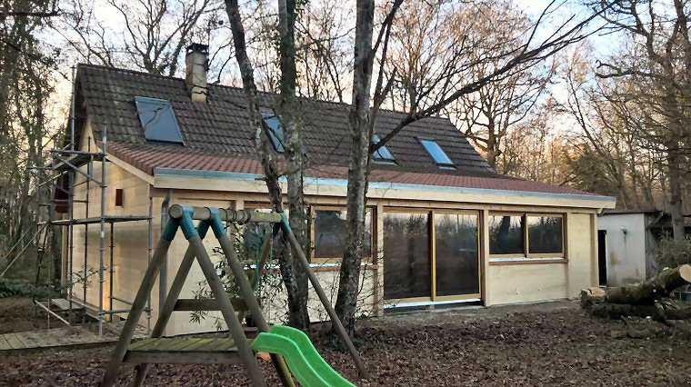 Extension de maison en bois
