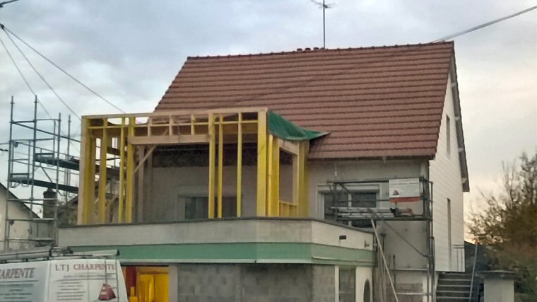 Extension de maison en bois