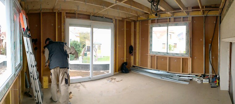 Extension de maison en bois