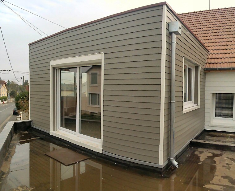 Extension de maison en bois