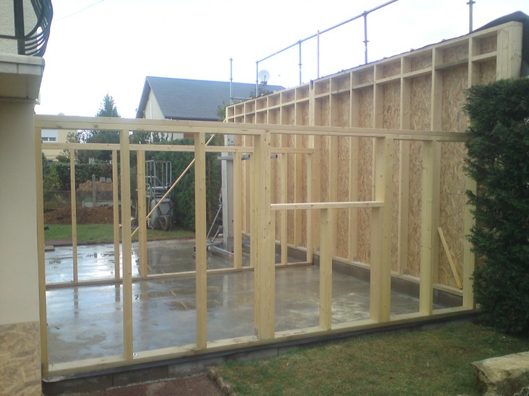 Extension de maison en bois