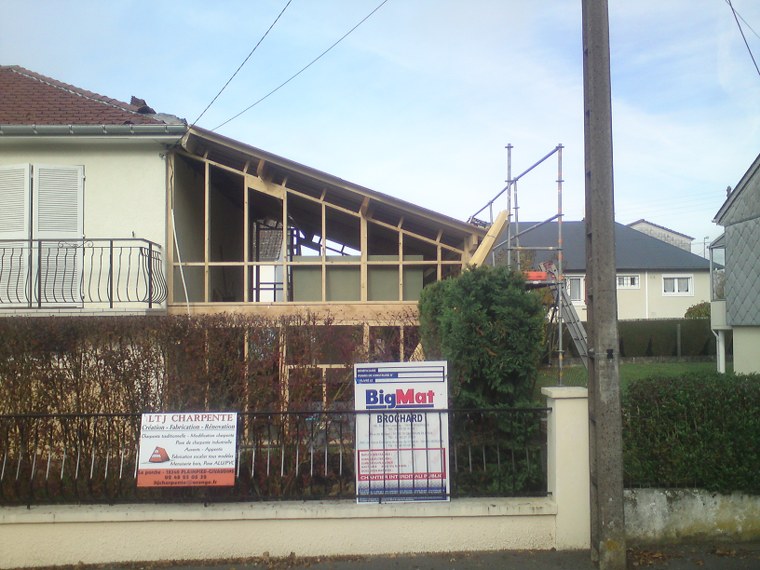 Extension de maison en bois
