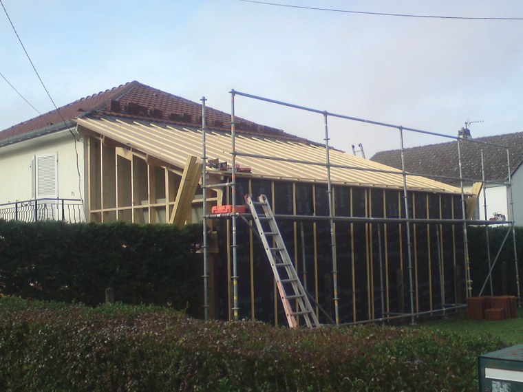 Extension de maison en bois