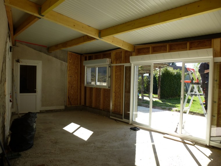Extension de maison en bois