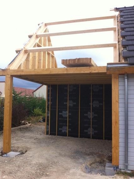 Extension de maison en bois