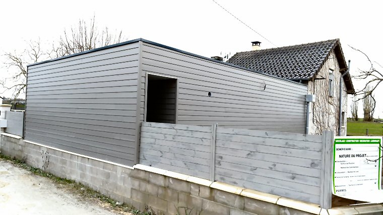 Extension de maison en bois