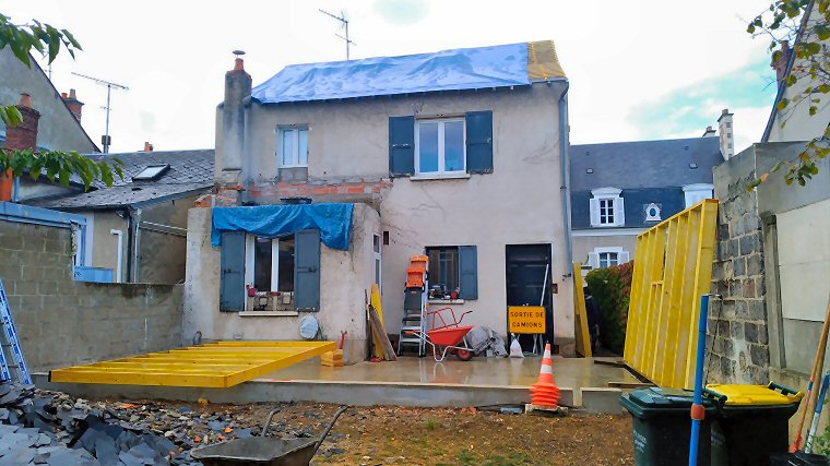 Extension de maison en bois