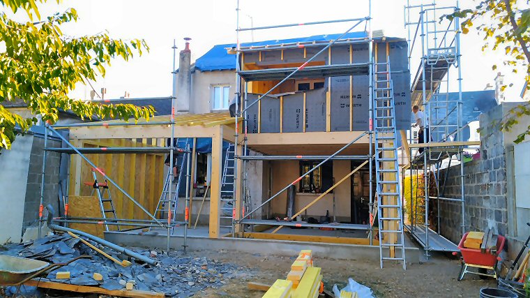Extension de maison en bois