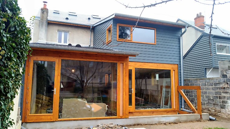 Extension de maison en bois