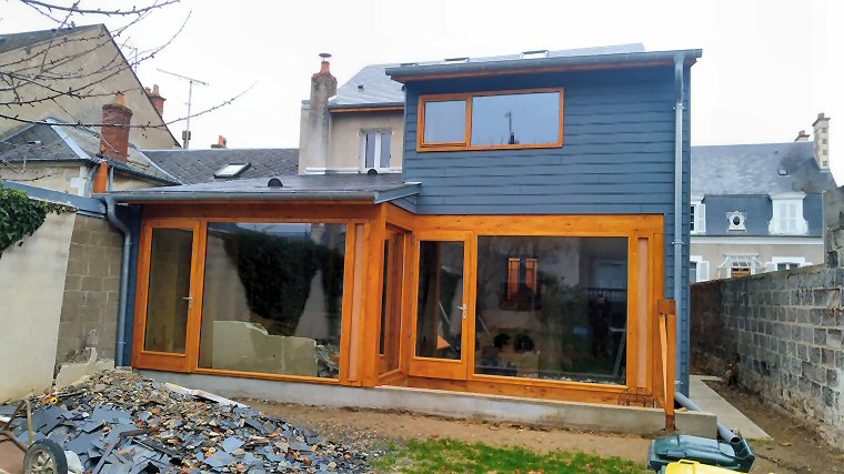 Extension de maison en bois