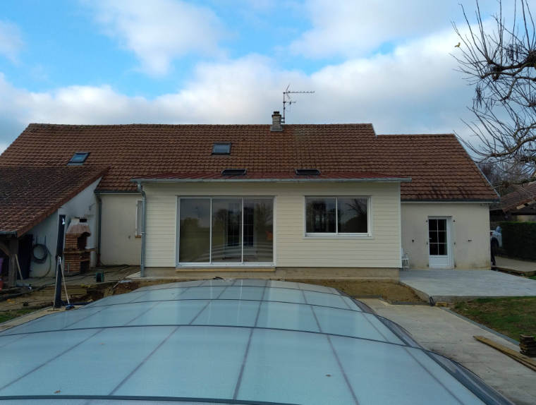 Extension de maison en bois
