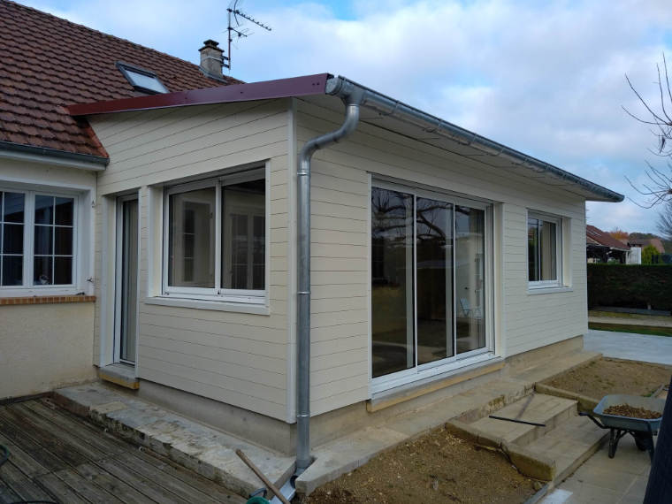 Extension de maison en bois