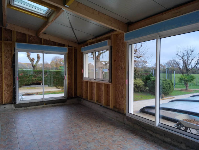 Extension de maison en bois