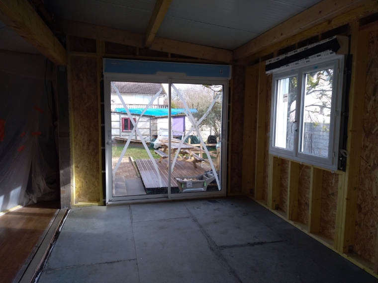 Extension de maison en bois