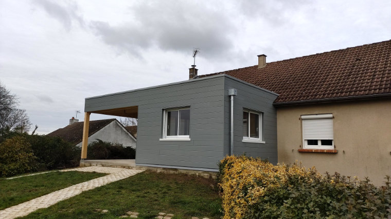 Extension de maison en bois