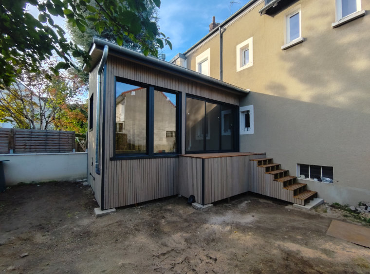 Extension de maison en bois