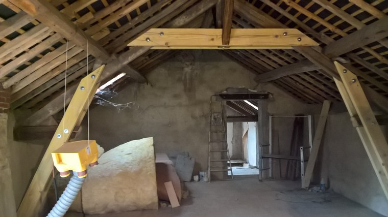 Renfort et modification de charpente