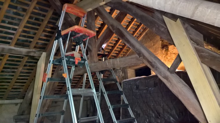 Renfort et modification de charpente