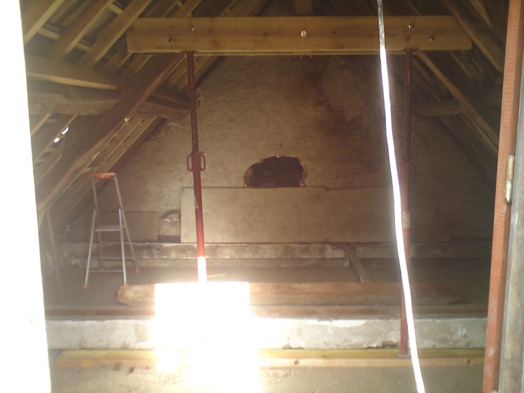 Renfort et modification de charpente