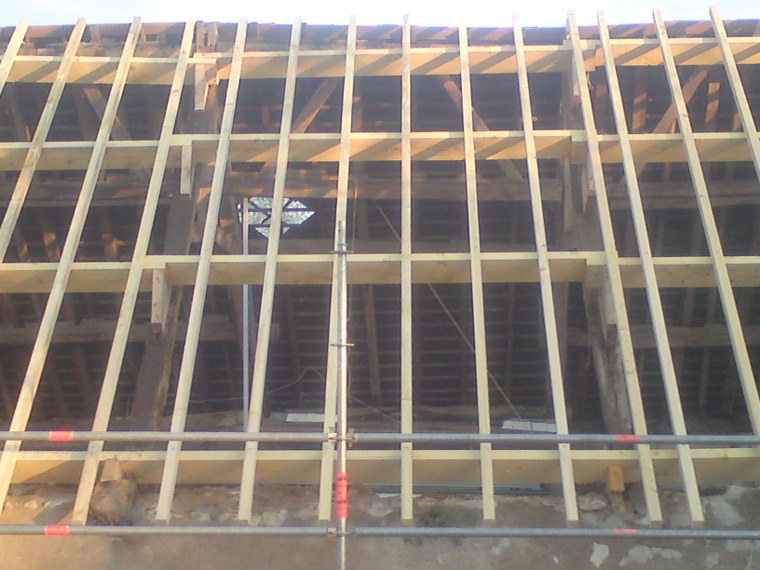 Renfort et modification de charpente