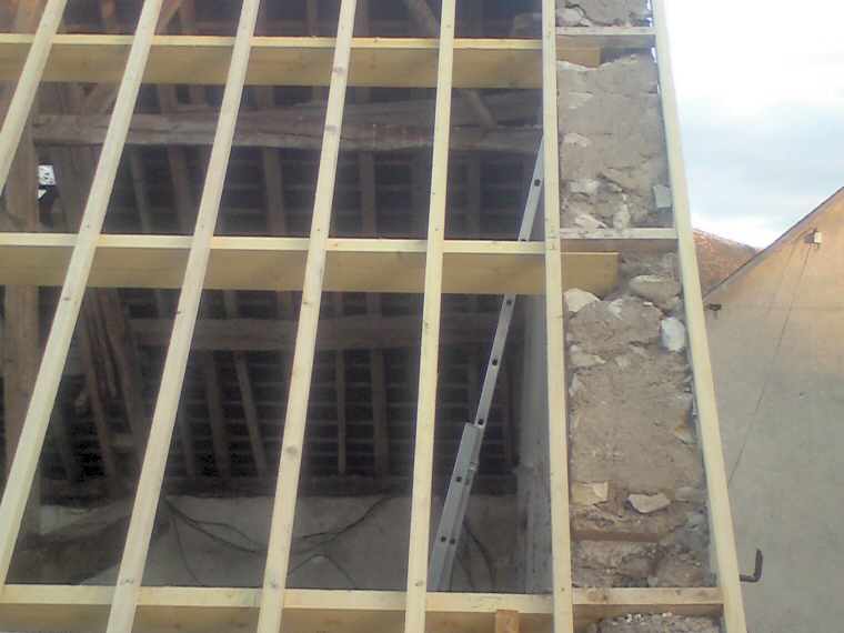 Renfort et modification de charpente