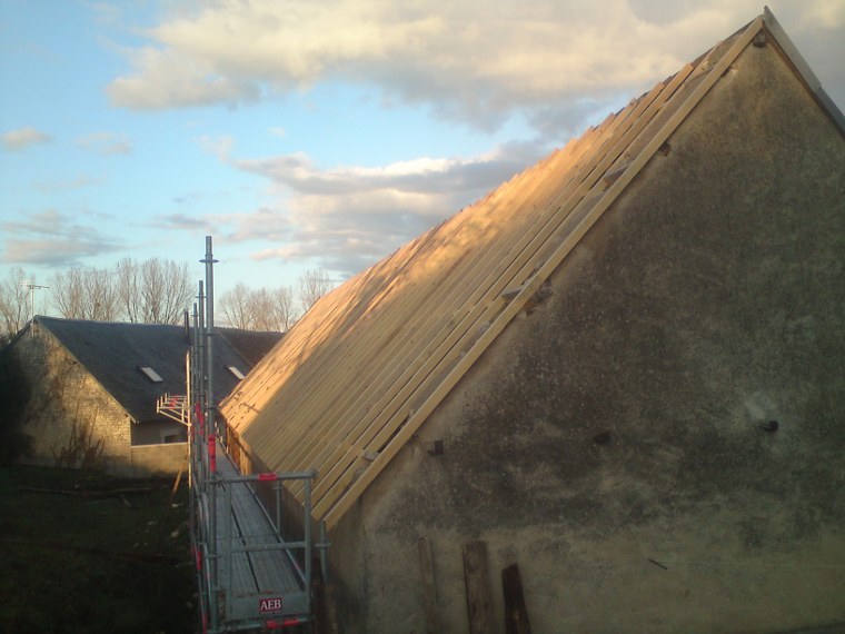 Renfort et modification de charpente