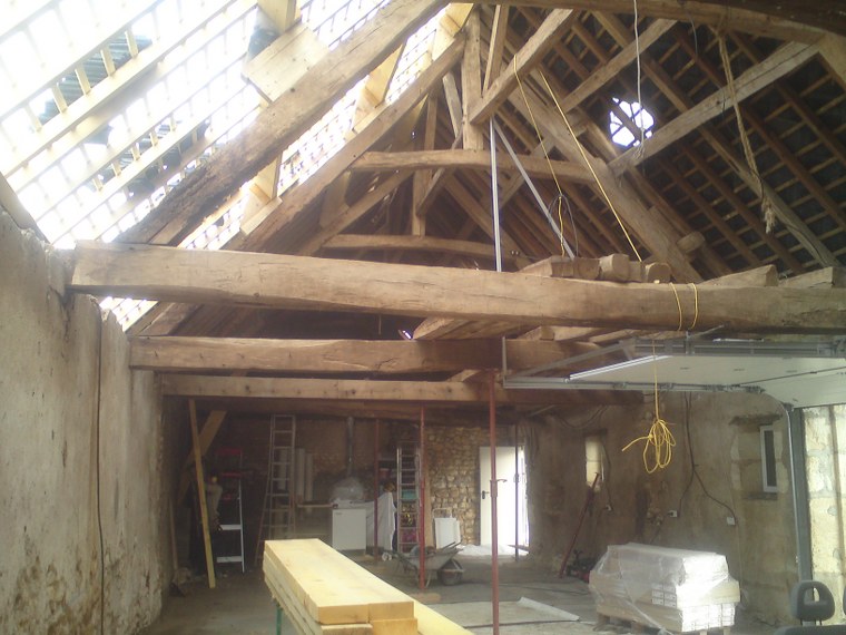 Renfort et modification de charpente