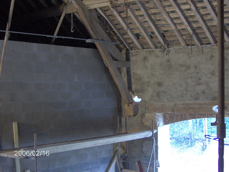 Renfort et modification de charpente