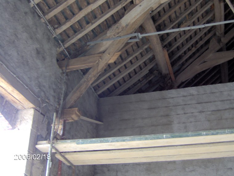 Renfort et modification de charpente