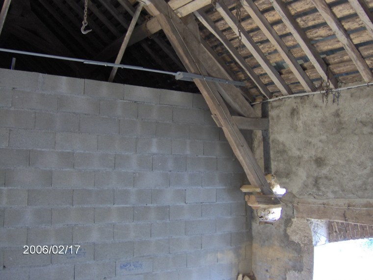 Renfort et modification de charpente