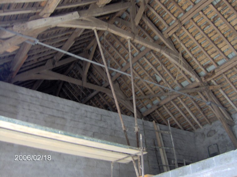 Renfort et modification de charpente