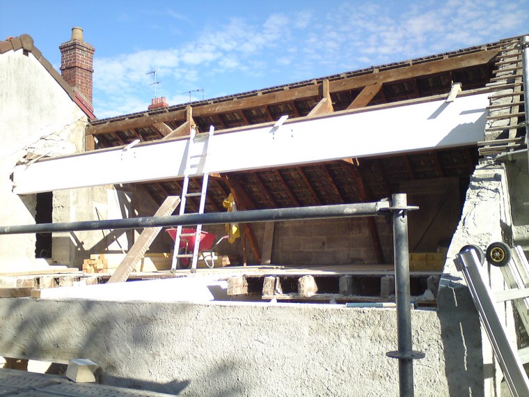 Renfort et modification de charpente
