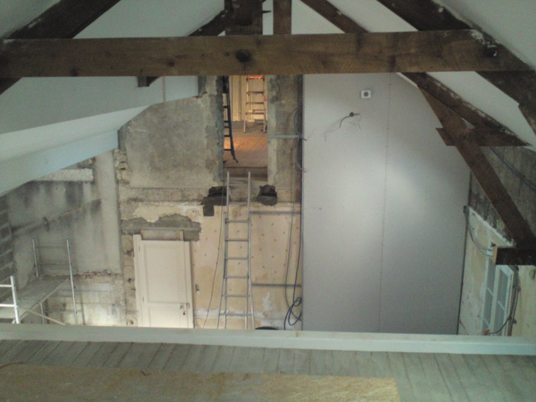 Renfort et modification de charpente