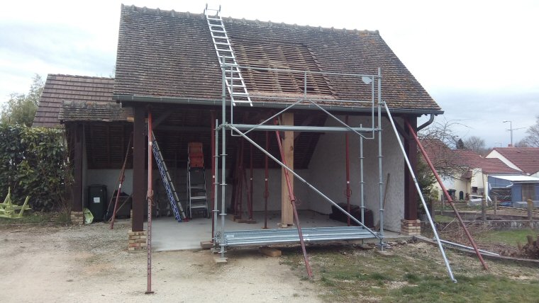 Renfort et modification de charpente