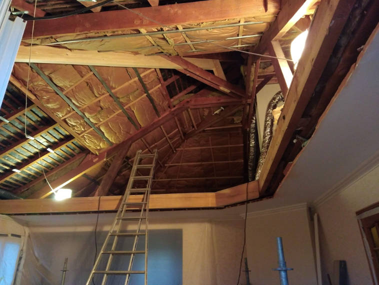 Renfort et modification de charpente