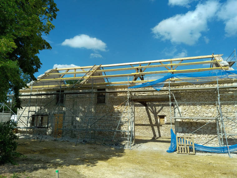 Renfort et modification de charpente