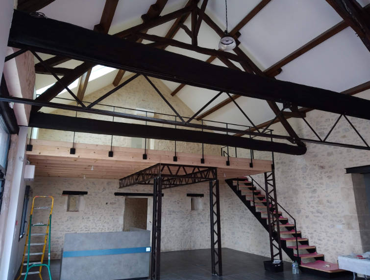 Renfort et modification de charpente