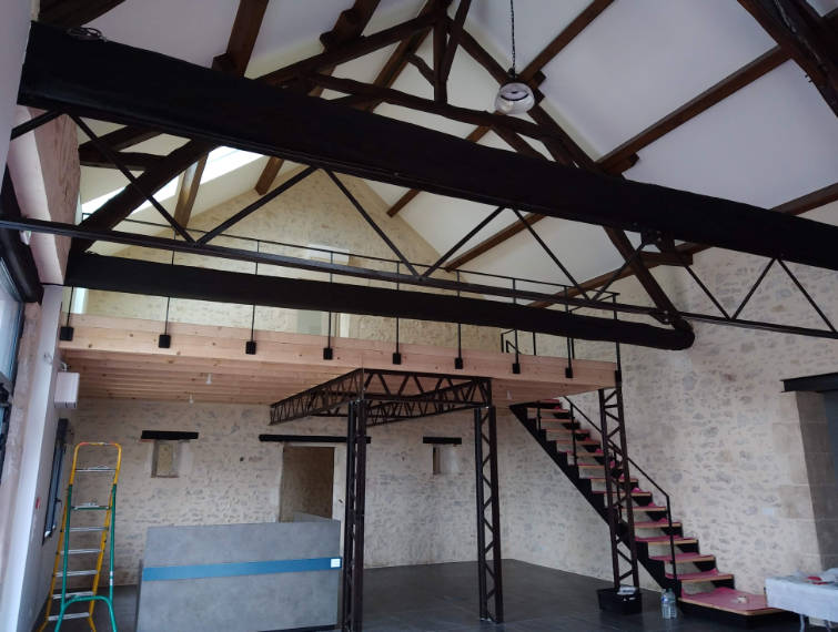 Renfort et modification de charpente