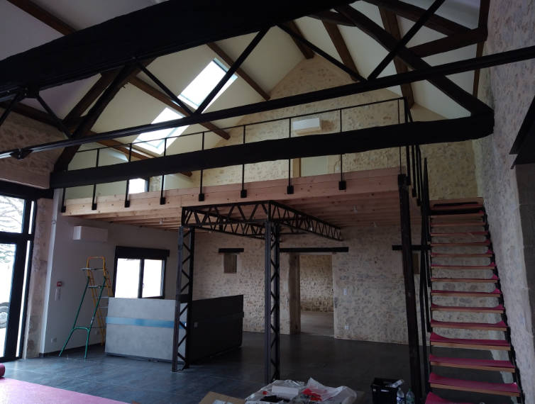 Renfort et modification de charpente